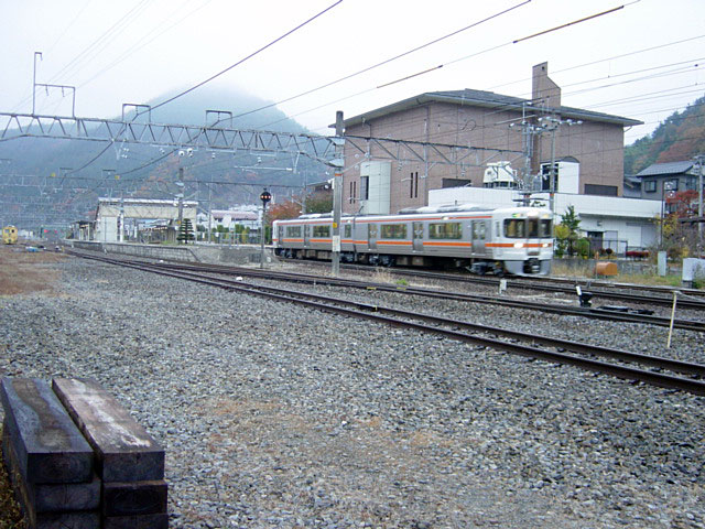 中央西線,上松駅,貨物側線,JR東海313系電車