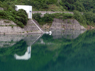 味噌川ダム,奧木曽湖,水資源機構,巡視船,インクライン