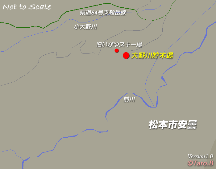 前川森林鉄道地図,map,乗鞍高原,マップ,位置図